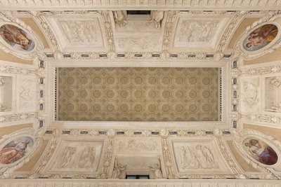 Vier seizoenen en plafond door Italian School