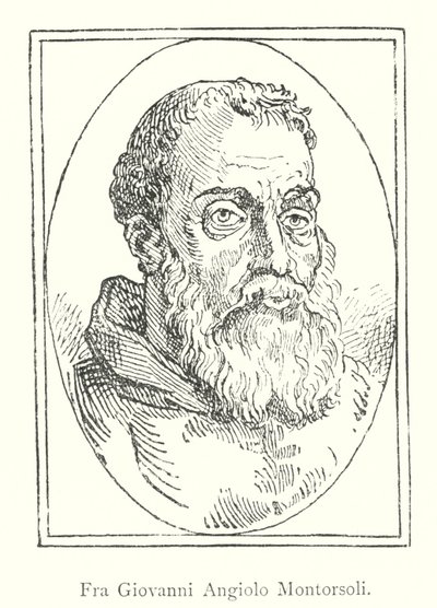 Fra Giovanni Angiolo Montorsoli (gravure) door Italian School