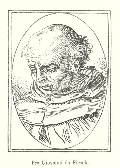 Fra Giovanni da Fiesole (gravure) door Italian School