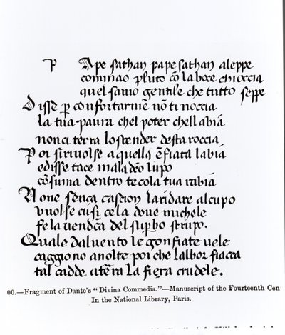 Fragment van Dante