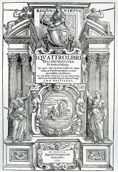 Frontispice van Quattro libri dell