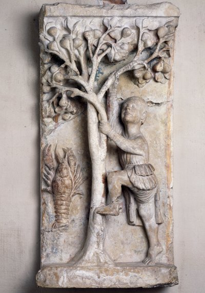 Fruitoogst, allegorie van de maand juni of oktober door Italian School
