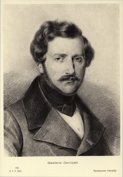 Gaetano Donizetti, Italiaanse componist (1797-1848) door Italian School