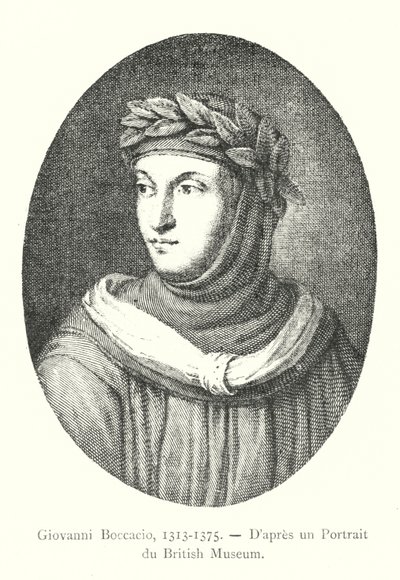 Giovanni Boccaccio door Italian School