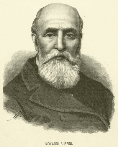 Giovanni Ruffini (gravure) door Italian School