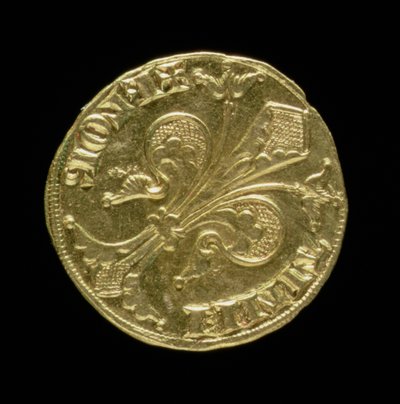 Gouden florijn (voorkant) met een lelie, Florentijns, 1252 door Italian School
