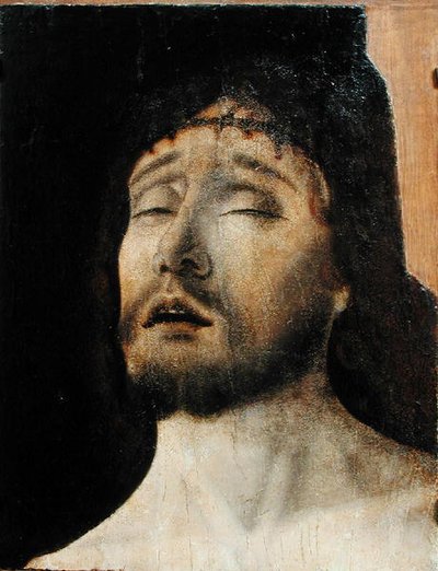Hoofd van de dode Christus door Italian School