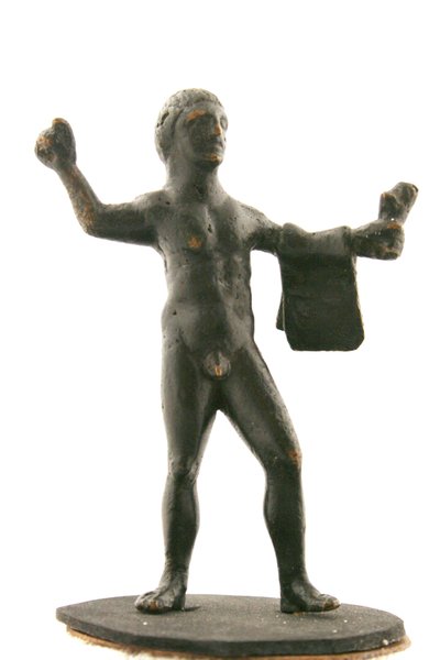 Hercules met een tijgervel door Italian School