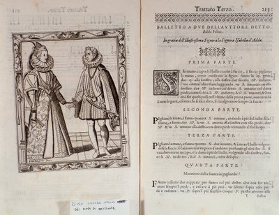 Hoe een ballet voor twee te dansen Dubbele pagina van Le Gratie d