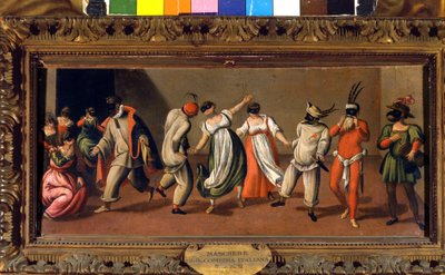 Italiaanse maskers van de Commedia dell