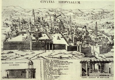 Jeruzalem, 1581 door Italian School