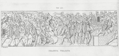 La Colonna Trajana, Zuil van Trajanus door Italian School