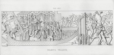 La Colonna Trajana, Zuil van Trajanus door Italian School