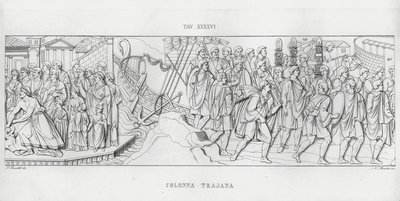 La Colonna Trajana, Trajanus