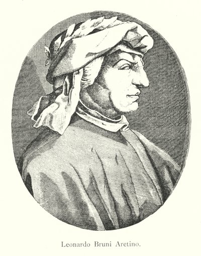 Leonardo Bruni Aretino door Italian School