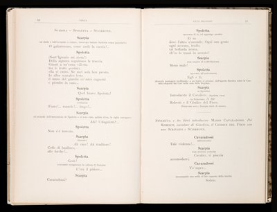 Libretto della Tosca door Giacomo Puccini, Edition Ricordi, Italië door Italian School