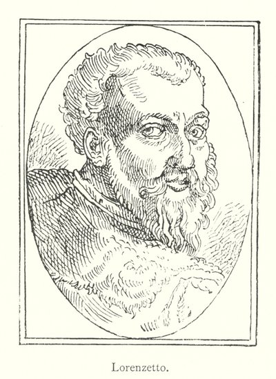 Lorenzetto (gravure) door Italian School