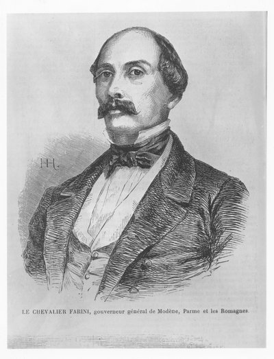 Luigi Carlo Farini door Italian School