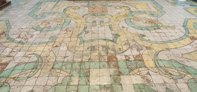 Majolica vloertegels door Italian School