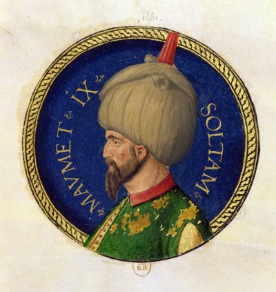 Mehmed II (1432-81) genaamd Fatih, de Veroveraar door Italian School