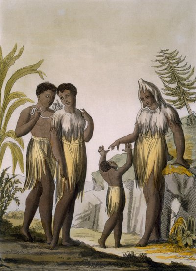 Inboorlingen van Cazegut, West-Afrika, ca. 1820s-30s door Italian School