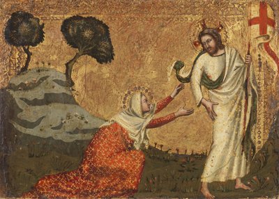 Noli me tangere, 1350-75 door Italian School