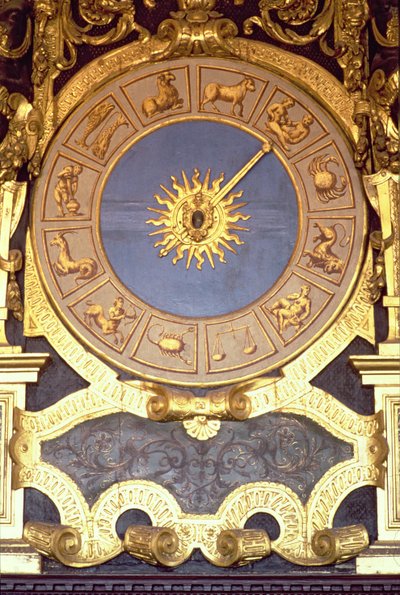 Orologio Zodicale (Zodiak Klok) door Italian School