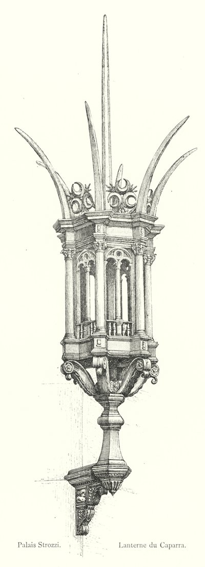 Strozzi Paleis, Lantaarn van Caparra door Italian School