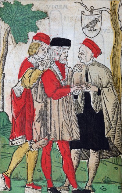 Handlijnkunde uit Chiromantia door Andrea Corvo, 1581 door Italian School