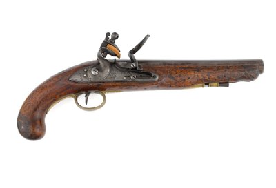 Patroon 1796 vuursteenpistool voor zware dragonders, variatie met laadstokbuis en Ordnance patroon slot, c.1800 door Italian School