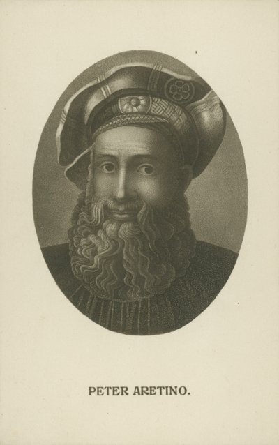 Pietro Aretino door Italian School