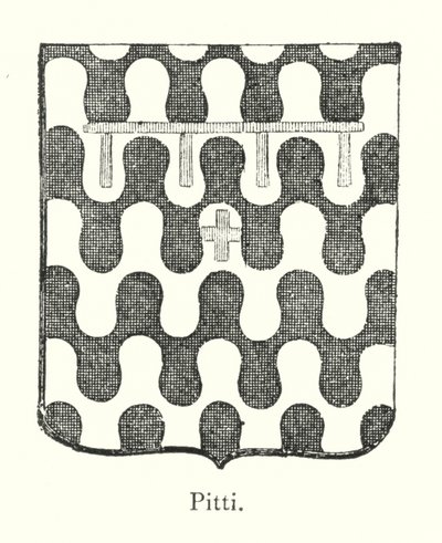 Pitti (gravure) door Italian School