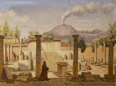Pompeii door Italian School