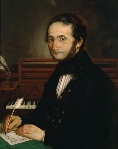 Portret van Antonio Sarti (1784-1855) door Italian School