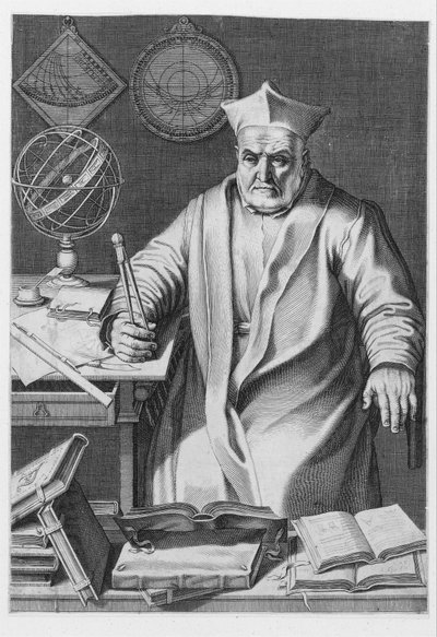 Portret van kardinaal Christopher Clavius door Italian School