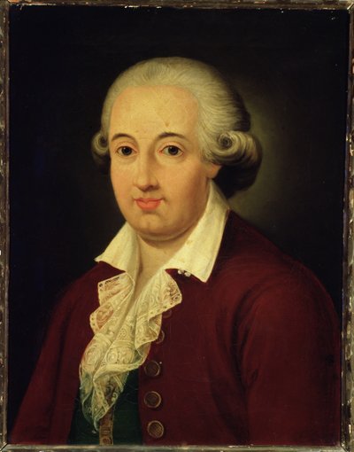 Portret van Domenico Cimarosa (1749-1801) Italiaanse componist door Italian School