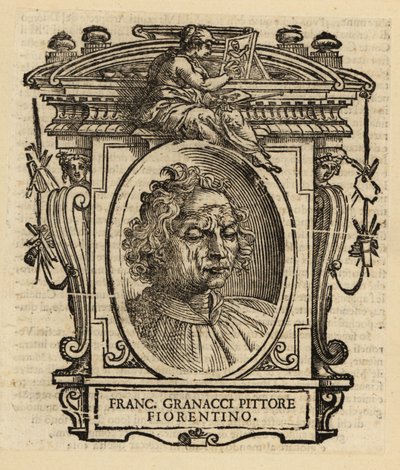 Portret van Francesco Granacci, Italiaanse schilder van de Renaissance uit Florence door Italian School