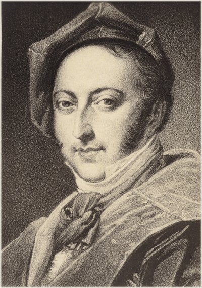 Portret van Gioachino Rossini door Italian School
