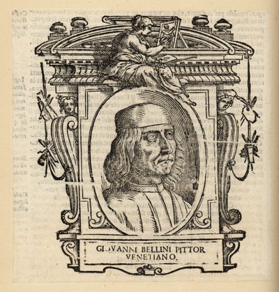 Portret van Giovanni Bellini, Italiaanse Renaissance schilder uit Venetië, circa 1430-1516 door Italian School