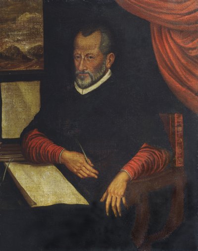 Portret van Giovanni Pierluigi da Palestrina door Italian School
