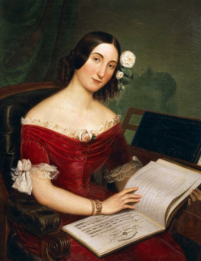 Portret van Giuseppina Strepponi door Italian School