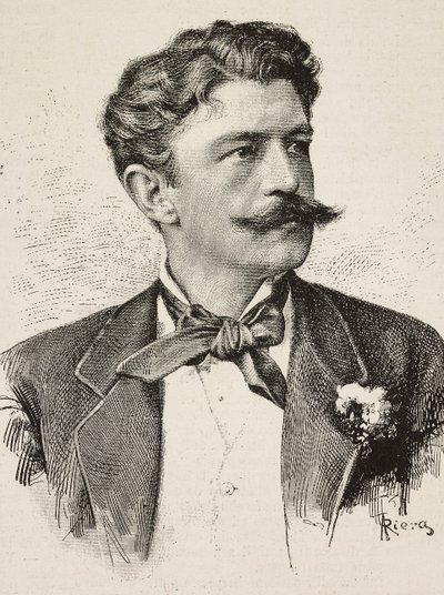 Portret van Herbert von Bismarck (1849-1904), Duitse politicus door Italian School