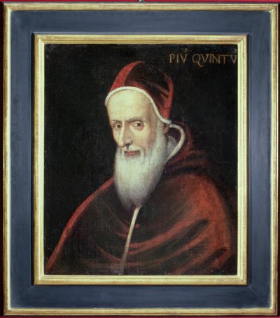 Portret van Paus Pius V door Italian School
