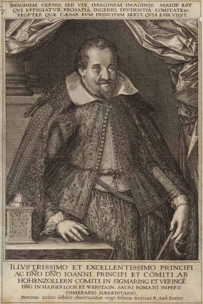 Portret van Prins Johan van Hohenzollern-Sigmaringen door Italian School