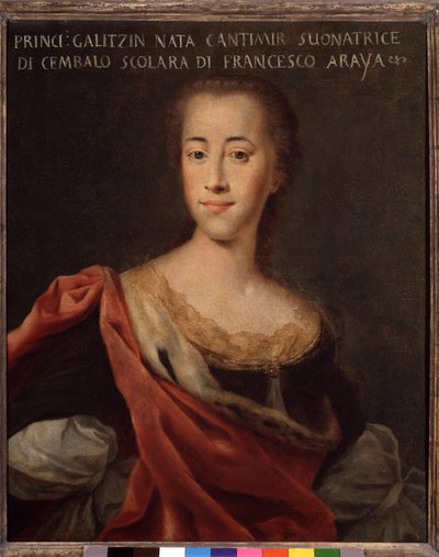 Portret van prinses Galitzine door Italian School