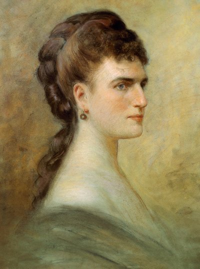Portret van Teresa Stolz door Italian School