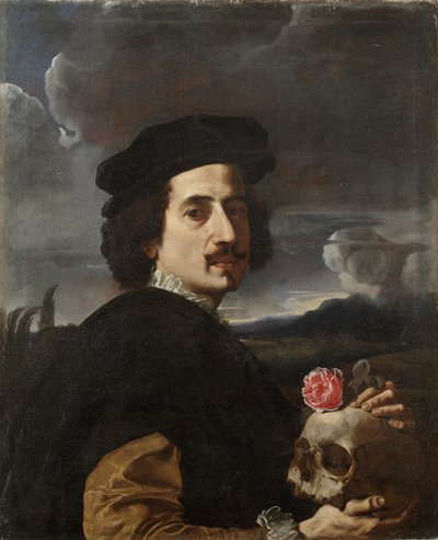 Portret van een man door Italian School