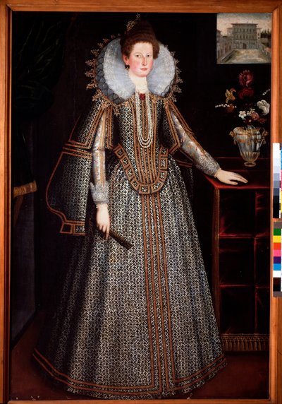 Portret van een dame van de Florentijnse adel door Italian School