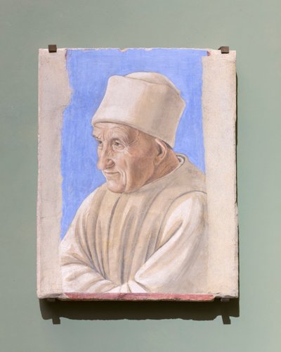 Portret van een oude man, laatste kwart van de 15e eeuw door Italian School