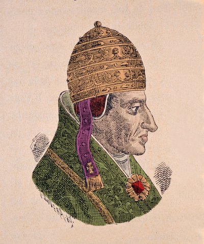 Portret van tegenpaus Alexander V (1409-1410) door Italian School